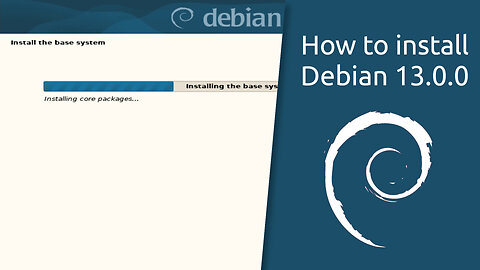 How to install Debian 13.0.0 "trixie"
