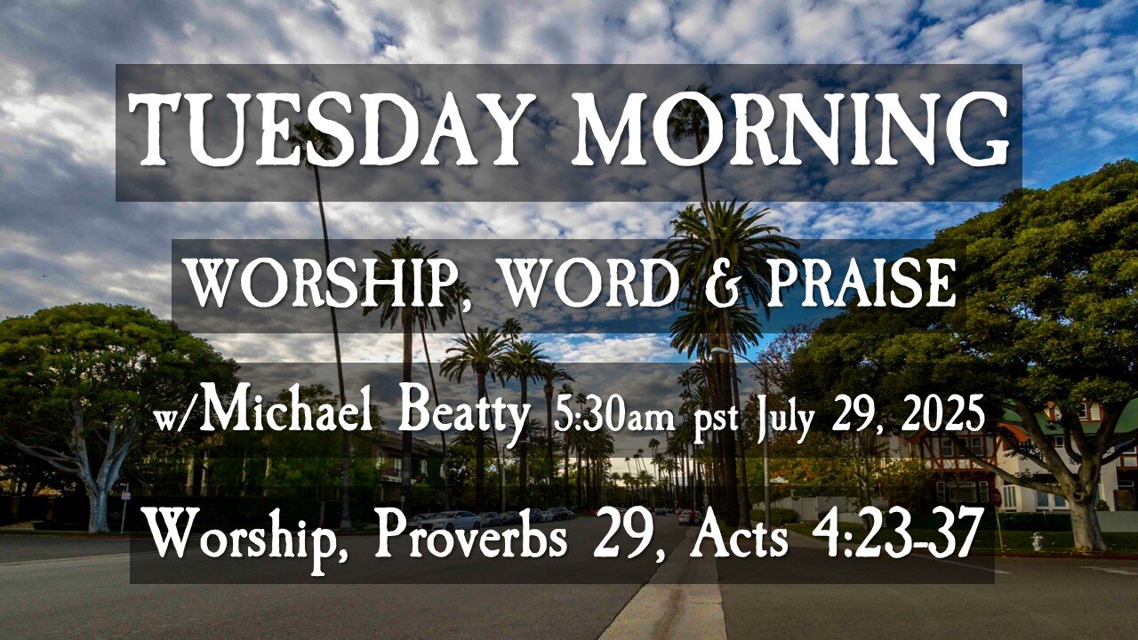 🌤️TUESDAY MORNING✝️