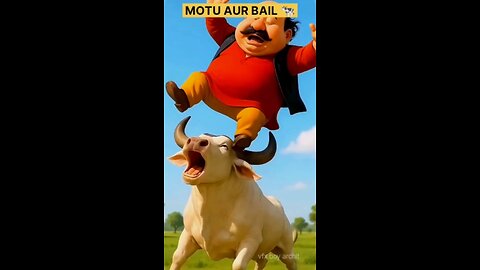 "Hungry Motu Ate the Bull's Food Too! 🐂😂