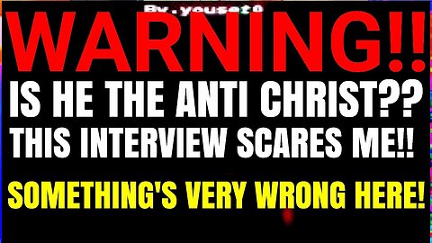 Disturbing Video That Left Me Shocked.. (Peter Thiel/Alex Carp - Palantir)