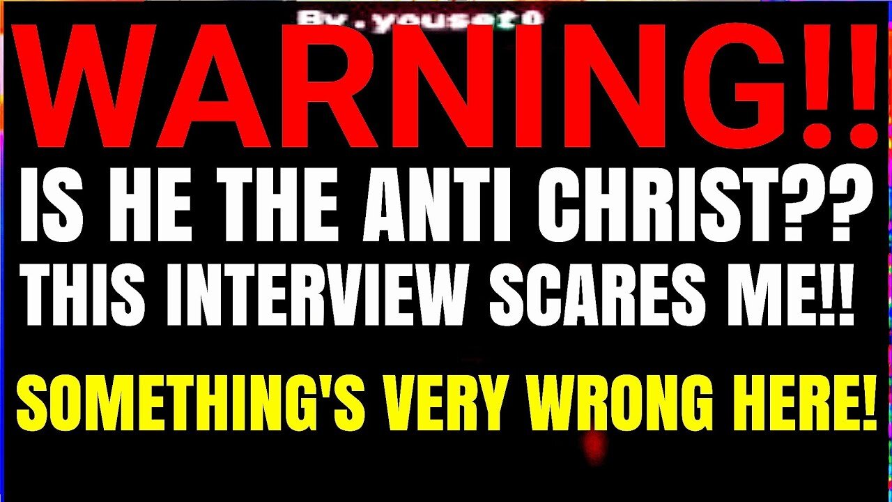 Disturbing Video That Left Me Shocked.. (Peter Thiel/Alex Carp - Palantir)