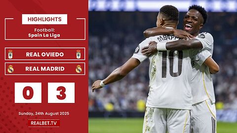 Video Highlight - Kylian Mbappe scores twice as Real Madrid defeats Real Oviedo 3-0