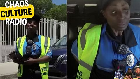 A Black Woman Parking Enforcement Gives A Cop A Ticket