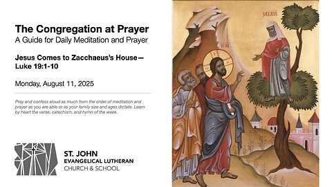 Jesus Comes to Zacchaeus’s House—Luke 19:1-10