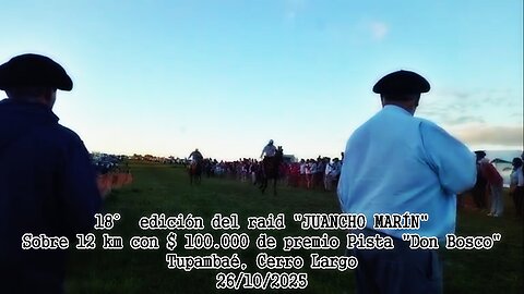 18° edición del raid "Juancho Marín" sobre 12 km - Pista Don Bosco, Tupambaé 26/10/2025