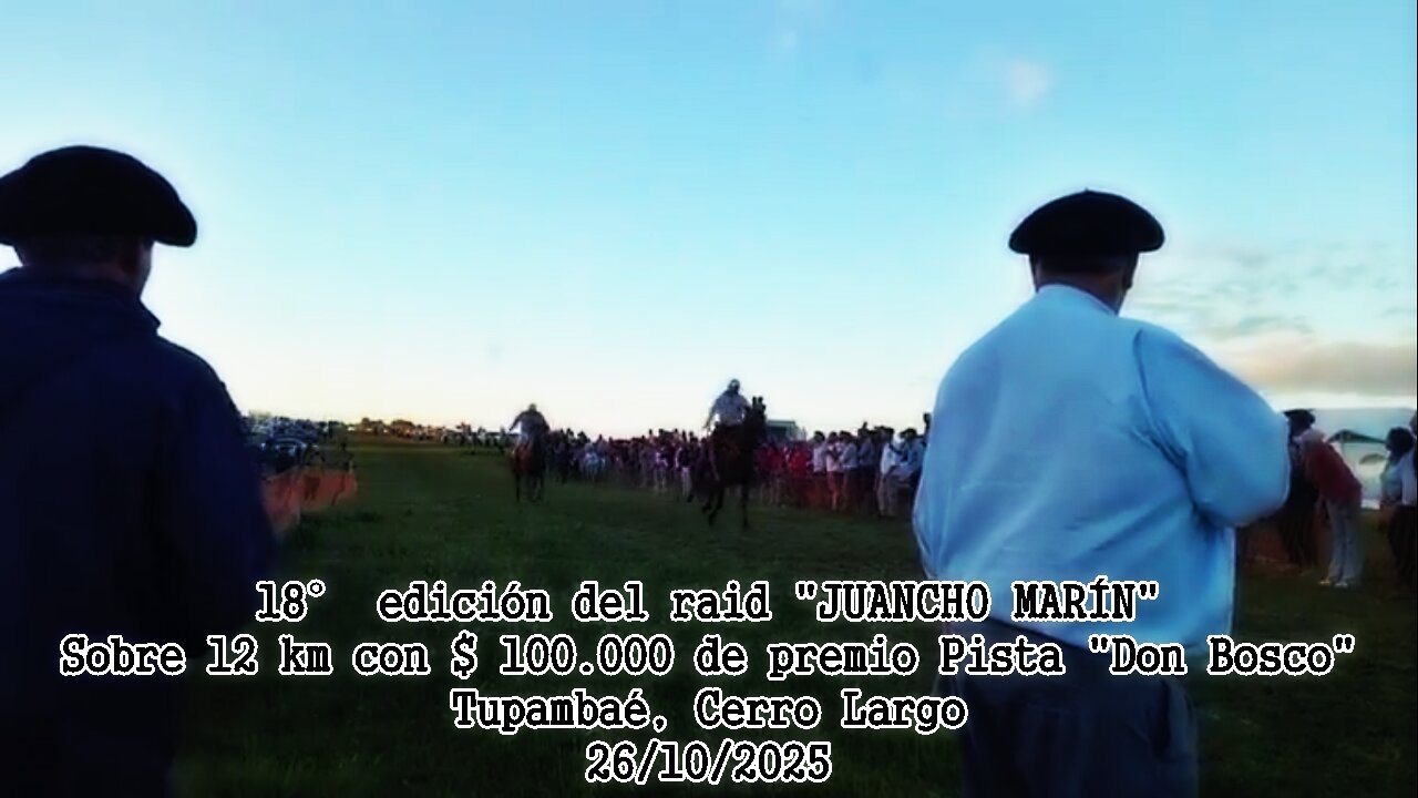 18° edición del raid Juancho Marín sobre 12 km - Pista Don Bosco, Tupambaé 26/10/2025