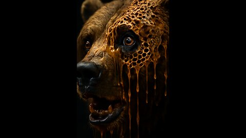 Incredible Rescue of a Bear Covered in a Giant Honeycomb!