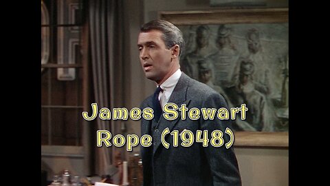 "Rope (1948) – James Stewart's Masterful Mind Game Alfred Hitchcock Classic"
