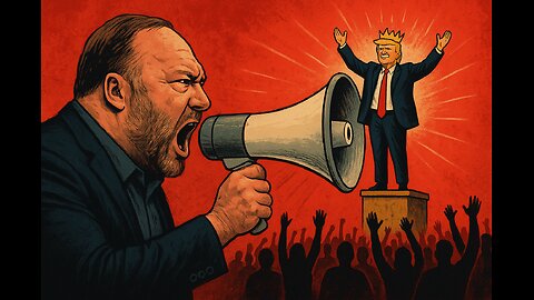 Alex Jones brought Rise To MAGA and Trump