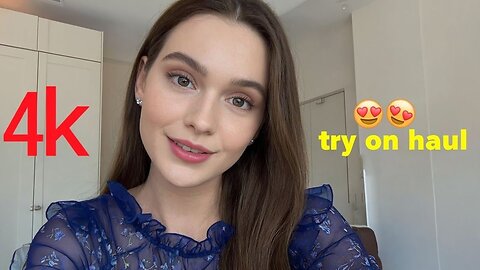 4k amazing summer transparent try on haul outfits | sheer lingerie try on & bikinis review