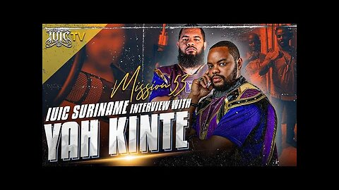 Captain Tazayawan & IUIC Suriname Radio Interview with Yah Kinte