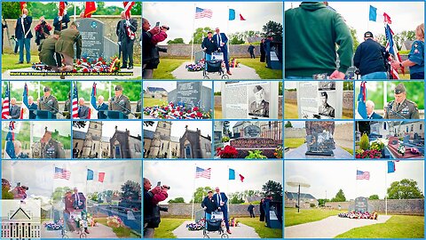 World War II Veterans Honored at Angoville-au-Plain Memorial Ceremony