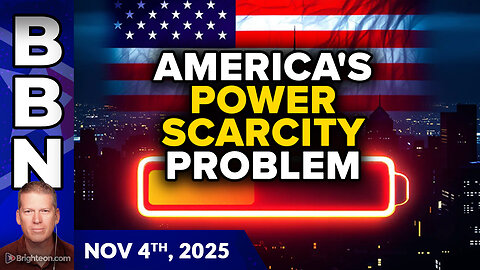 BBN, Nov 4, 2025 - Cows dropping dead, robotic lawnmowers and America's POWER SCARCITY problem