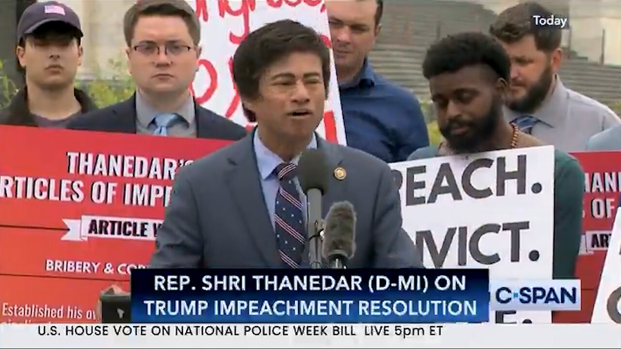 Dem Rep. Shri Thanedar Jokes About Own Party Calling Him A "Lunatic"