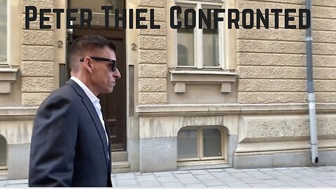 Peter Thiel Confronted