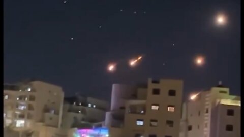 Iranian Ballistic Missiles Strike Haifa And Tel Aviv