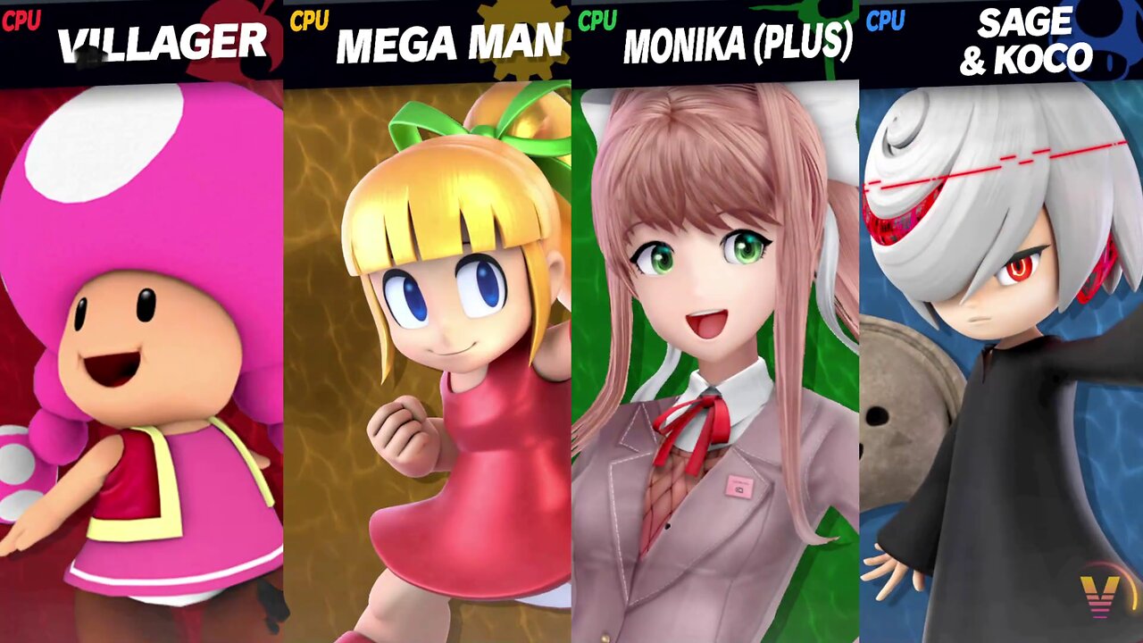 Waifu Battle-Royale over SM4SH-Era Characters - Round 1: SSBU Quickie