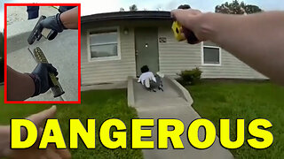Officers Take Down Gunman With Taser Before Shots Could Be Fired On Video! LEO Round Table S10E145