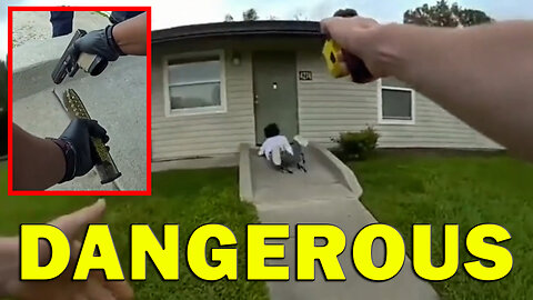 Officers Take Down Gunman With Taser Before Shots Could Be Fired On Video! LEO Round Table S10E145