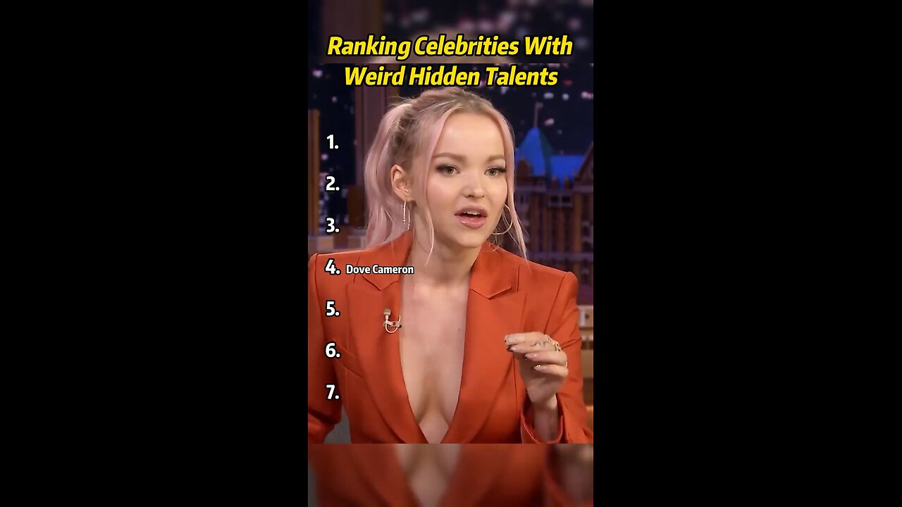 Ranking celebrities with weird hidden telents