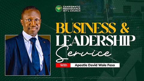 Sunday First Service | Business & Leadership Service | Apostle David Wale Feso