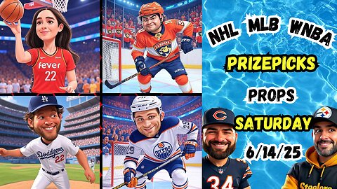 🔥9 FIRE MLB PROPS | 🏒 NHL PROPS | 🏀 WNBA PROPS | SATURDAY 6/14/25