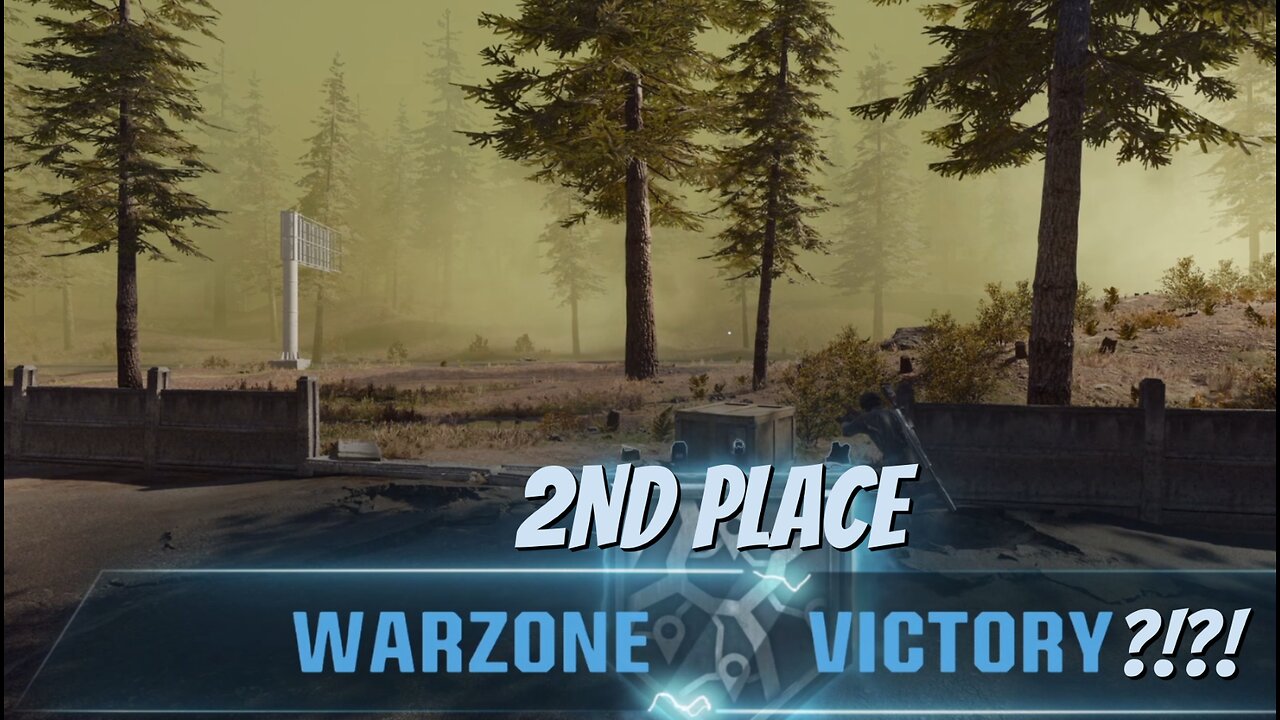 2nd Place Victory in the Warzone??