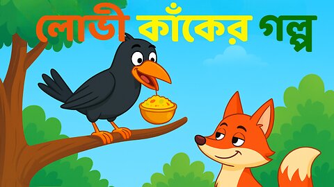 লোভী কাকের গল্প | Greedy Crow Story in Bengali |রূপকথার গল্প | #লোভীকাকেরগল্প