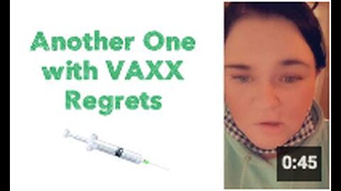 "Regretful Reflections on Vaccination Experience"