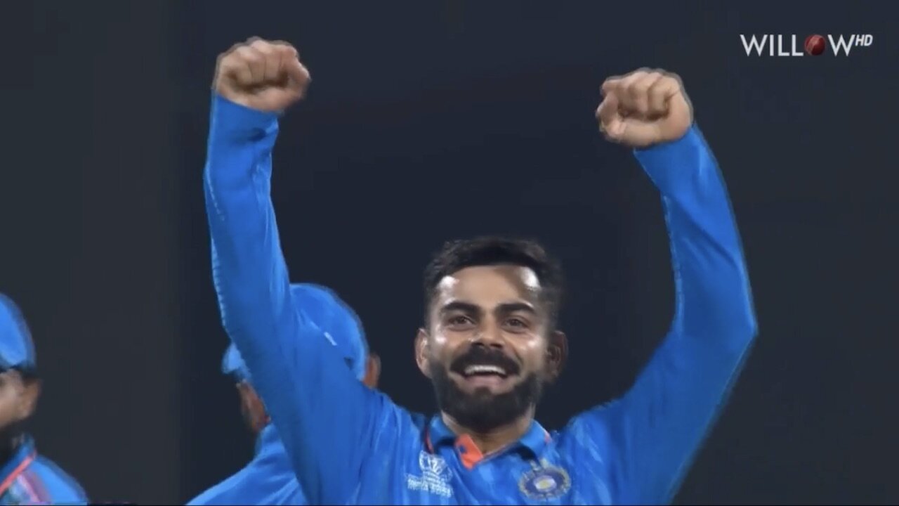 VIRAT KOHLI right arm quick bowler in action vs NED | WC 2023 |