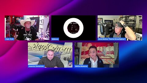 Crimes Against Humanity Roundtable w SGAnon, CaptKyle, Scott McKay, Ioannis & Melina from Greece.