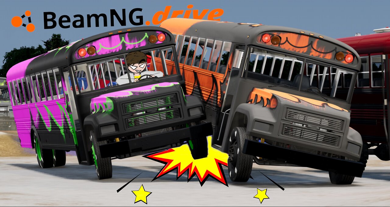 We Raced Busses In BeamNG Drive (and some other stuff)