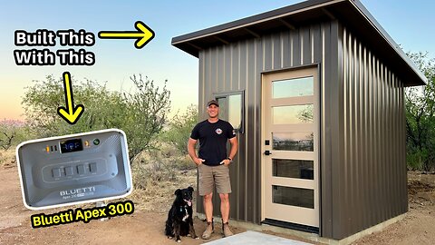 Building a Small Structure with the Bluetti Apex 300