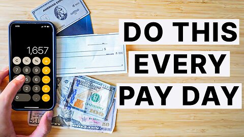 Do This EVERY Time You Get Paid (Paycheck Routine) 
