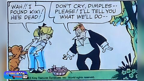 What happened to Kiki? Bringing up father by George McManus Jiggs and Maggie classic comic strip