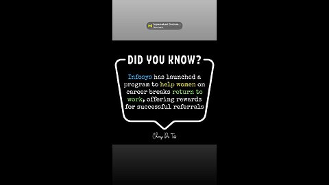 Restart with Infosys