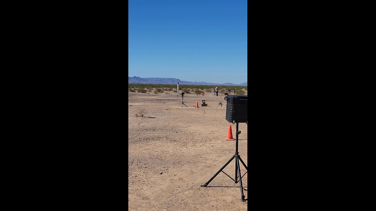 Kofa launch site. Eradicator aerotech F40-6