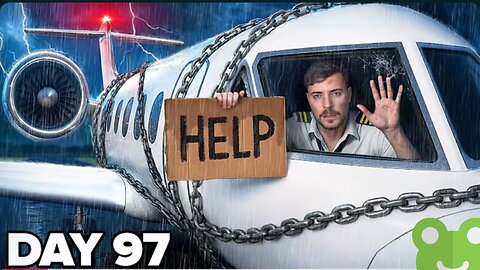 Trapped in a Private Jet for 100 Days – Extreme Survival Challenge!