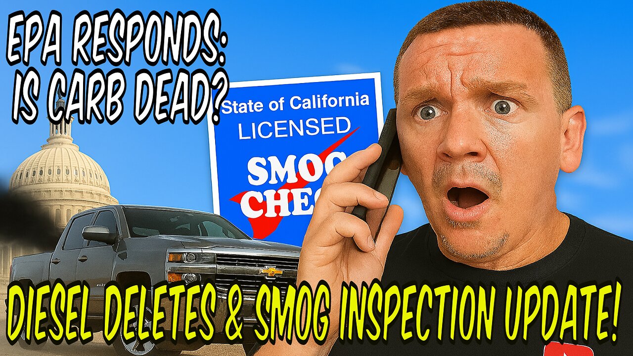 SHOCKING EPA Update: Will Smog Checks & Diesel Deletes Be LEGAL?! The End of CARB? Emissions Freedom