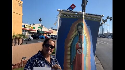 2022 10 02 - Unborn Jesus Banner at the Wilmington Life Chain