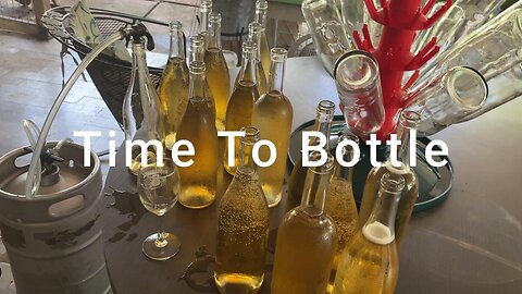 Time to bottle some wine