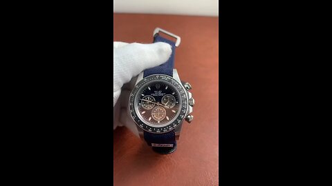 Rolex DIW Ventura Daytona Artisans De Genève ADGF Stars Dial on Blue Nylon Strap