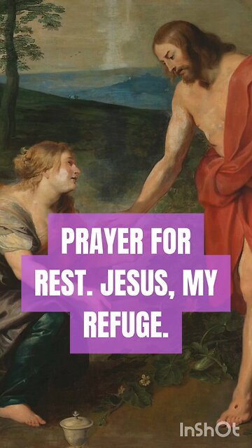 PRAYER FOR REST #truth #jesus #christ #king #mary #joseph #ihs #church #bible #christian #saints #tr