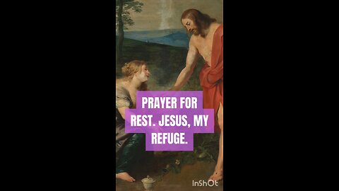 PRAYER FOR REST #truth #jesus #christ #king #mary #joseph #ihs #church #bible #christian #saints #tr