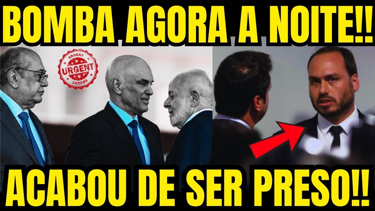 ACABOU DE SER PRESO!! BOMBA VEM DO STF AGORA!! LULA ENVOLVIDO NA GUERR4!!