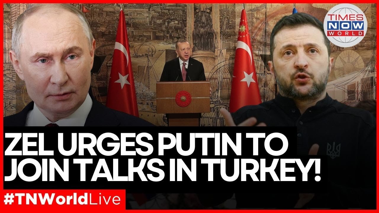 LIVE: Zelenskyy Awaits Putin in Turkey for High-Stakes Peace Negotiations | World News Live
