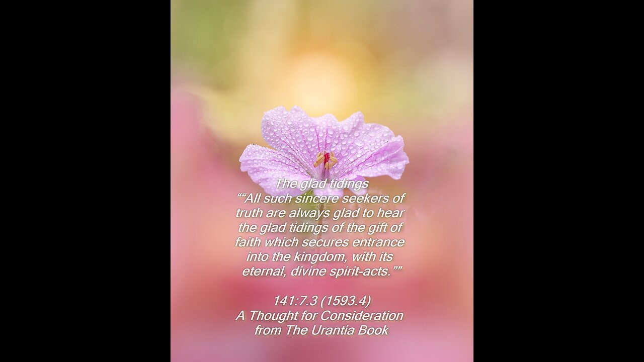 Glad Tidings