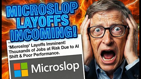 Microsoft LAYOFFS Coming! Windows 11 Turned Them Into MICROSLOP?! | Clownfish TV