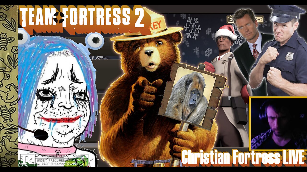 TF2 /Where Did Man Get The Poc Monkey? Not From Straight Dudes! /Christian True LIVE/Team Fortress 2