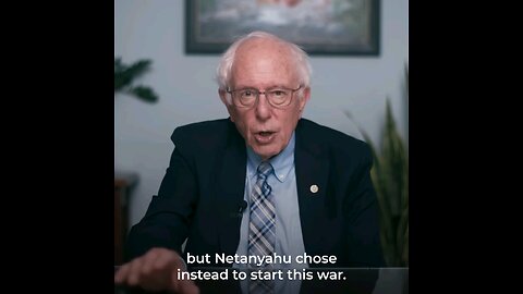 Senator Sanders Warns U.S as he exposes Isreal